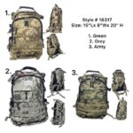 18335 Army (Size 15"L x 8"Wx 20"H)